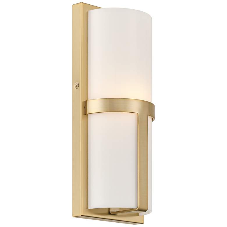 Image 5 Possini Euro Vanaheim 12" High Soft Gold Wall Sconce more views