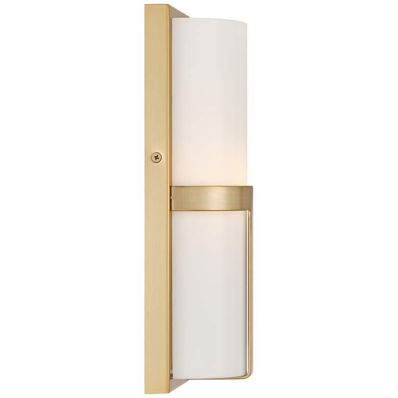 Image 6 Possini Euro Vanaheim 12" High Soft Gold Wall Sconce more views