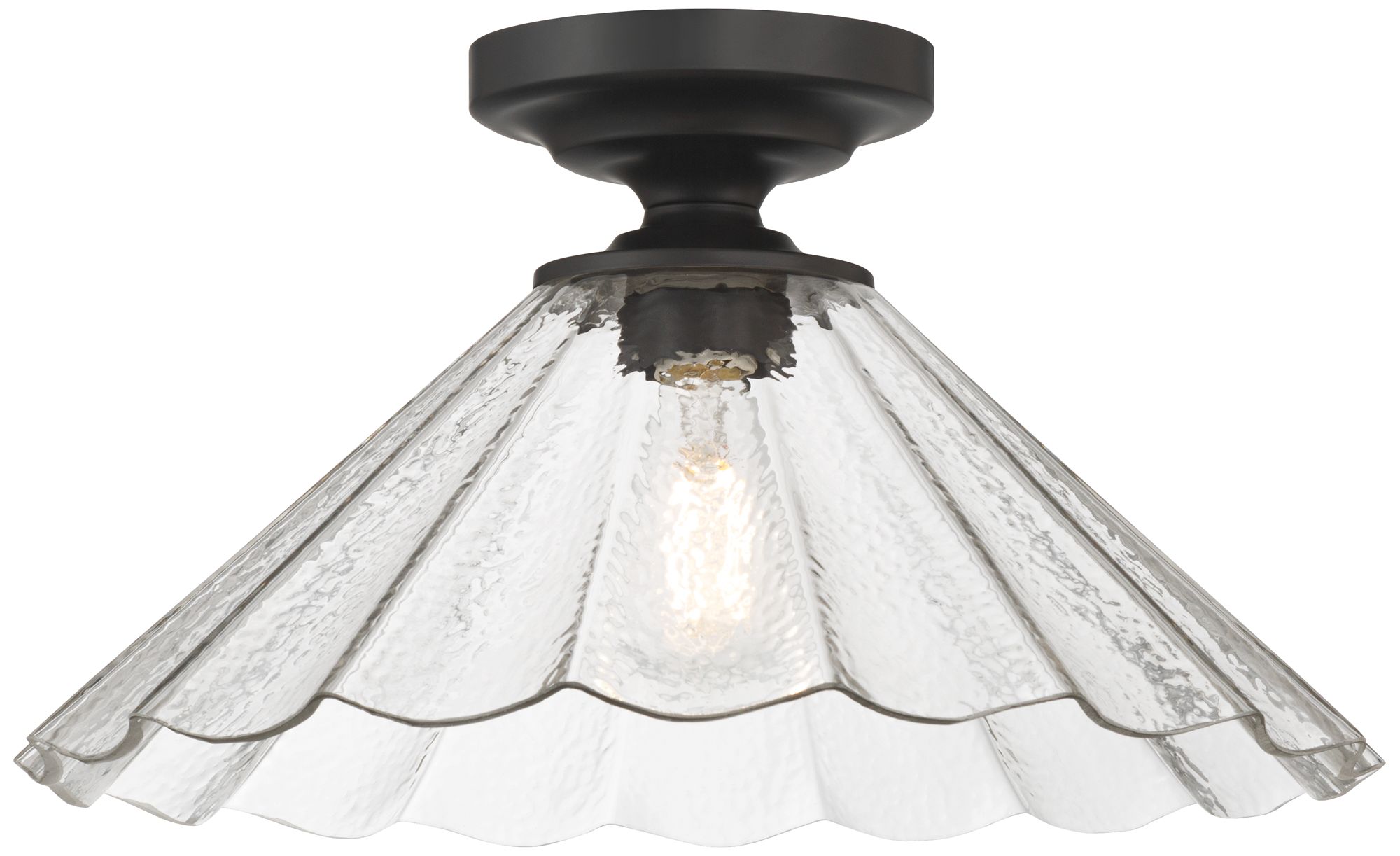 Image 6 Possini Euro Vandross 16" Wide Matte Black Ceiling Light more views