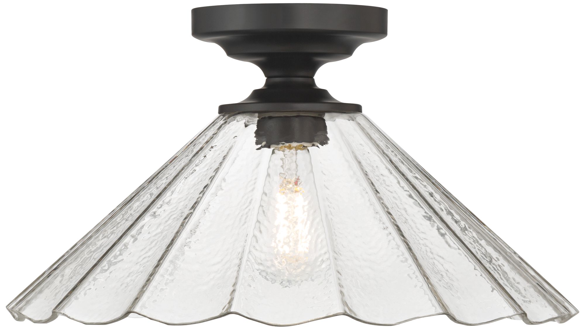 Image 7 Possini Euro Vandross 16" Wide Matte Black Ceiling Light more views