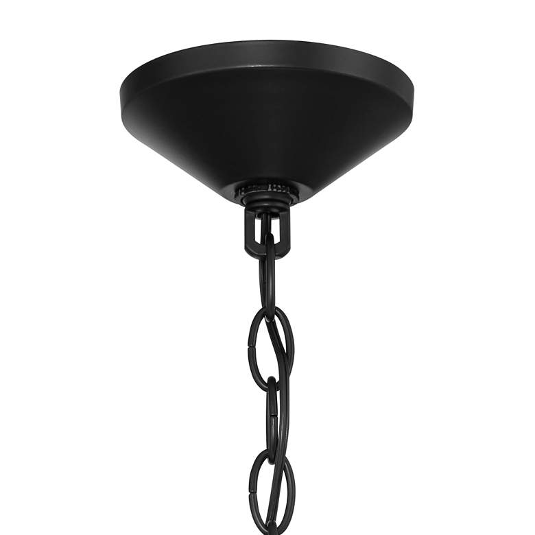 Image 6 Possini Euro Vanelti 37" Black and Gold 9-Light Candelabra Chandelier more views