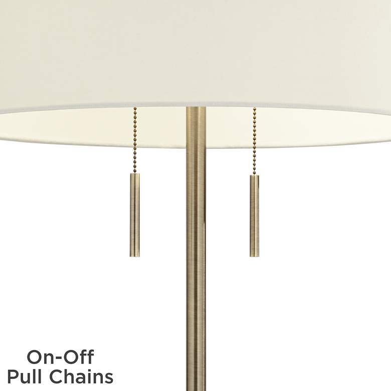 Image 4 Possini Euro Vanguard 64" Mid-Century Modern Tray Floor Lamp more views