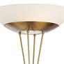 4_Possini Euro Ventura 75" Brass Light Blaster Torchiere Floor Lamp more views