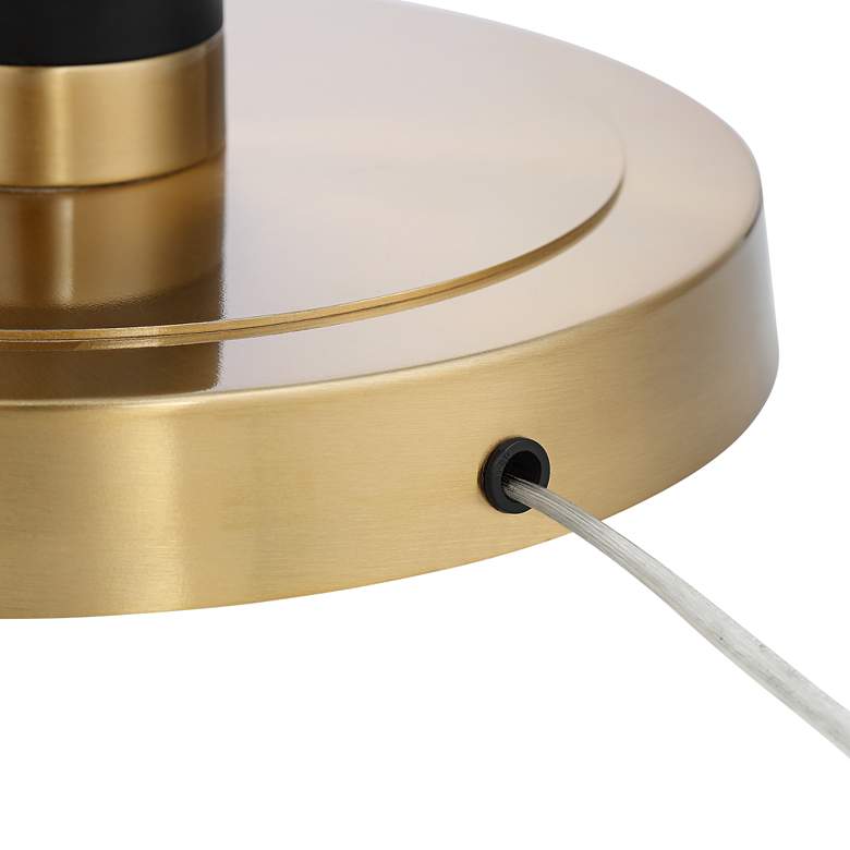 Image 7 Possini Euro Ventura 75" Brass Light Blaster Torchiere Floor Lamp more views