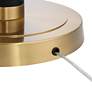 7_Possini Euro Ventura 75" Brass Light Blaster Torchiere Floor Lamp more views