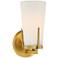 Possini Euro Vera 9 3/4" High Warm Brass Wall Sconce