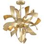 3_Possini Euro Verity 22" 6-Light LED Modern Gold Twisted Ceiling Light