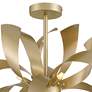 6_Possini Euro Verity 22" 6-Light LED Modern Gold Twisted Ceiling Light more views