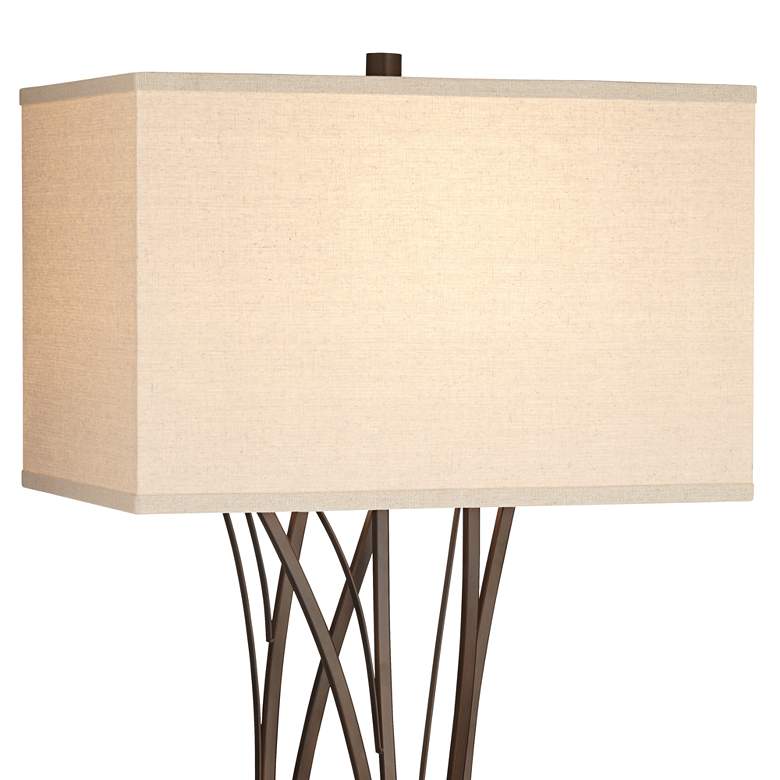 Image 7 Possini Euro Verity 29" Bronze Reed Dual USB Table Lamp more views
