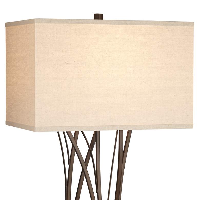 Image 7 Possini Euro Verity 29 inch Bronze Reed Dual USB Table Lamp more views