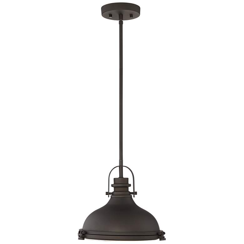 Image 4 Possini Euro Verndale 11 1/2" Wide Bronze Industrial Mini Pendant more views