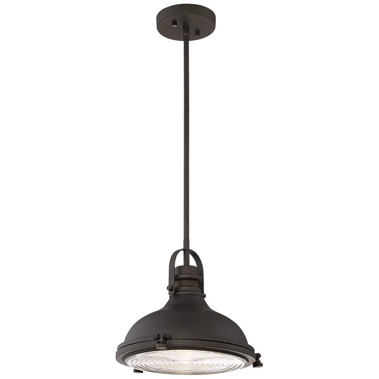 Image 6 Possini Euro Verndale 11 1/2" Wide Bronze Industrial Mini Pendant more views