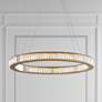 Watch A Video About the Possini Euro Vesta Gold Crystal LED Pendant Chandelier