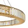 Possini Euro Vesta 35 1/2" Wide Gold Crystal LED Pendant Chandelier