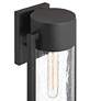 4_Possini Euro Villa Lane 18 1/2" High Sand Black Outdoor Wall Light more views
