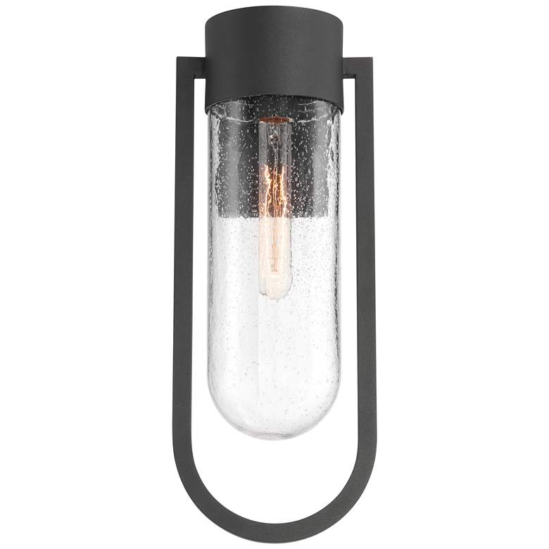 Image 5 Possini Euro Villa Lane 18 1/2" High Sand Black Outdoor Wall Light more views