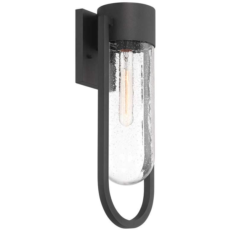 Image 7 Possini Euro Villa Lane 18 1/2" High Sand Black Wall Sconce more views