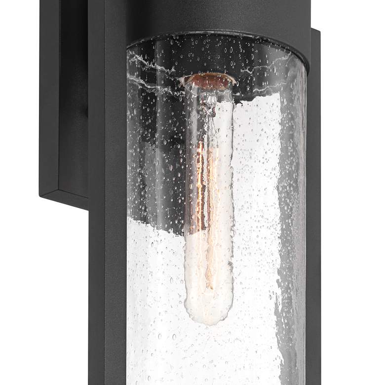 Image 4 Possini Euro Villa Lane 18 1/2"H Black Outdoor Wall Light Set of 2 more views
