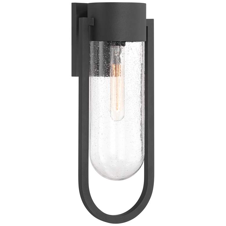 Image 6 Possini Euro Villa Lane 18 1/2"H Black Outdoor Wall Light Set of 2 more views