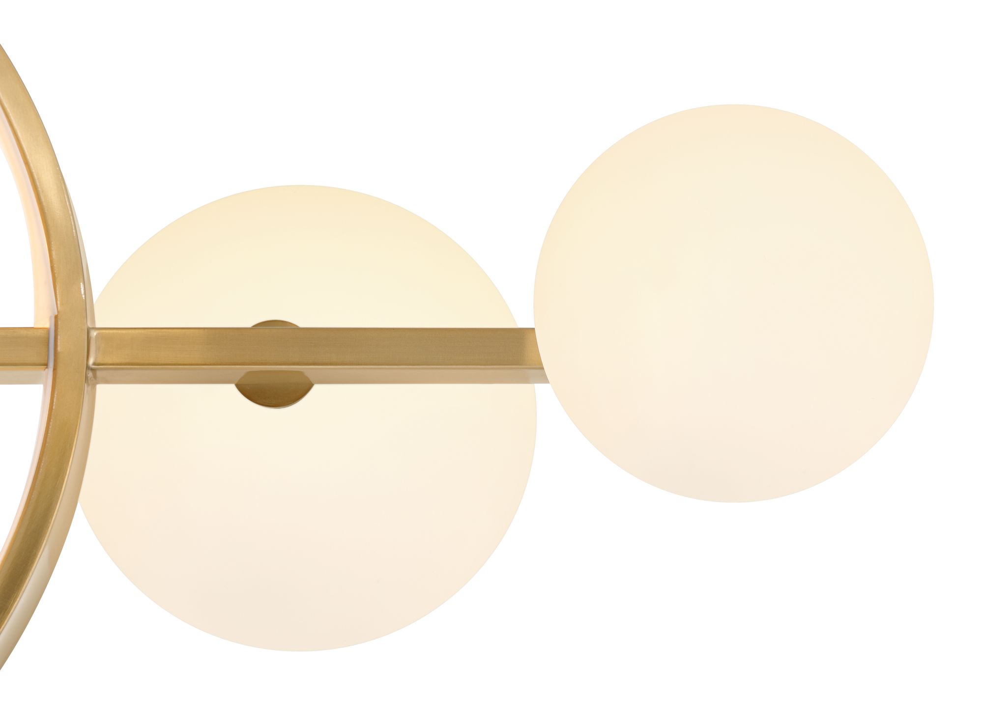 Image 3 Possini Euro Villani 38 1/2"W Soft Gold Linear 5-Light LED Chandelier more views