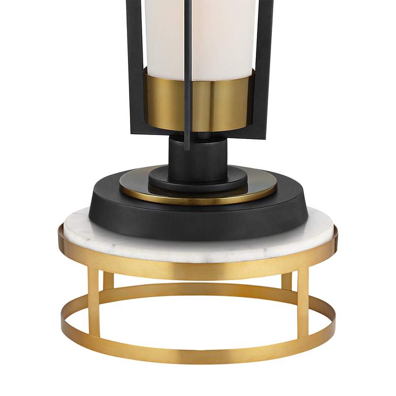 Image 3 Possini Euro Vista Cone 4-Light Torchiere Floor Lamp with Riser more views