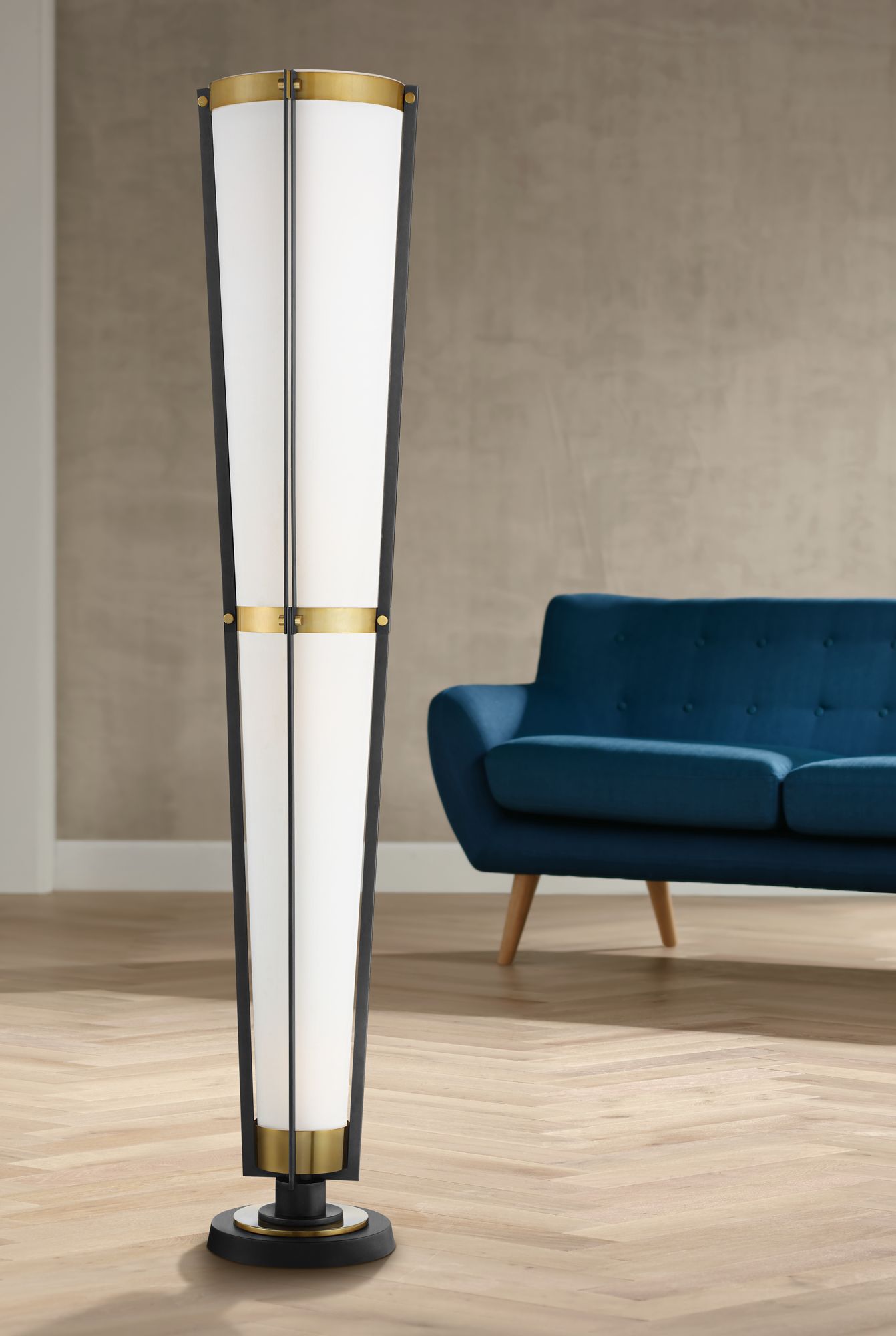 cone floor lamp