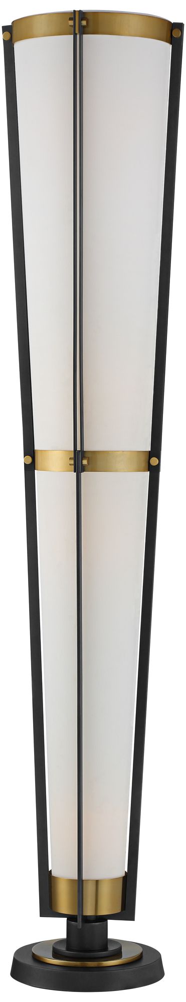 Possini Euro Vista Cone 68" 4-Light Modern Torchiere Floor Lamp Image 2