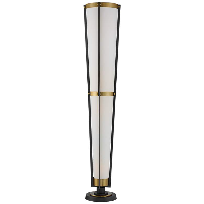 Image 2 Possini Euro Vista Cone 68 inch 4-Light Modern Torchiere Floor Lamp