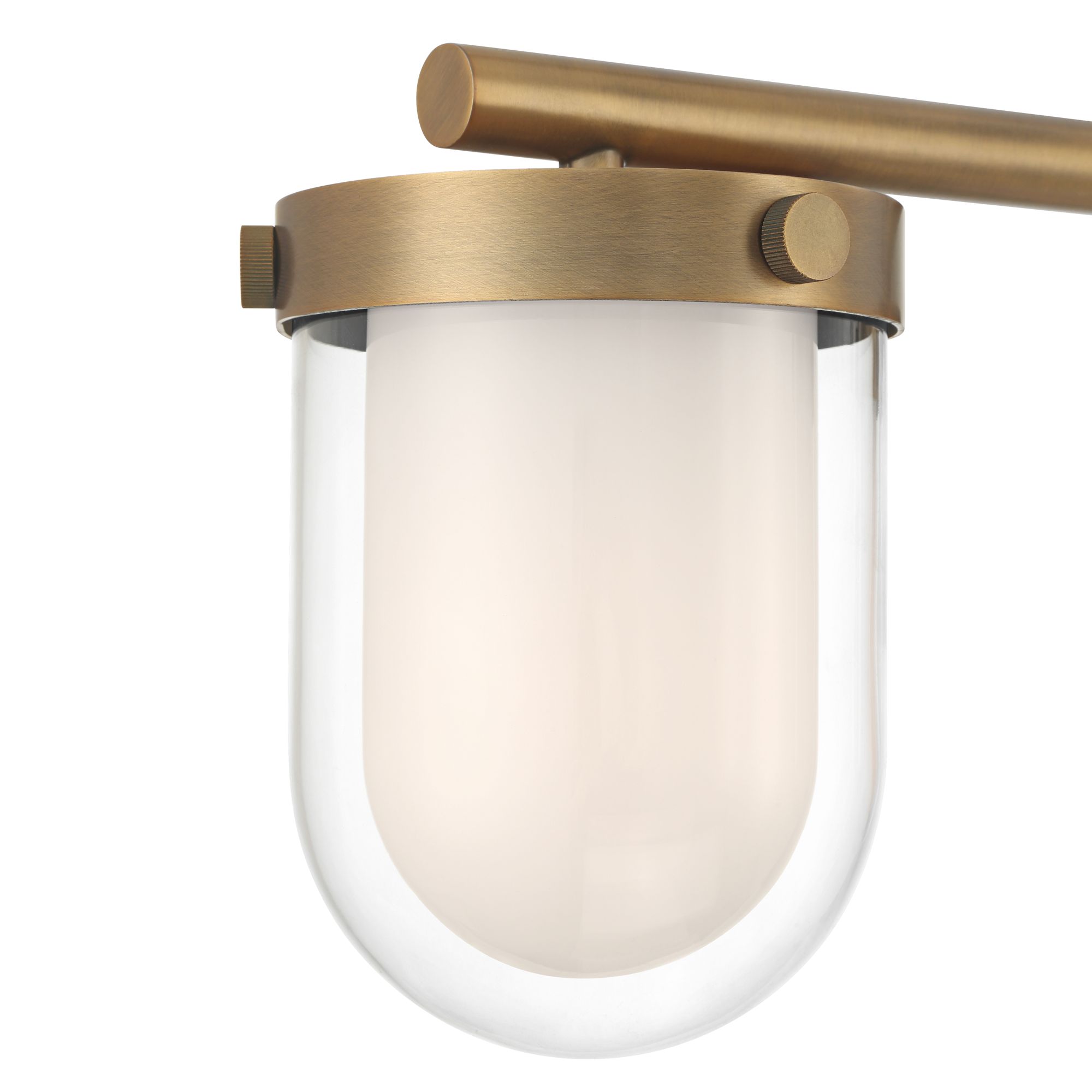 Image 2 Possini Euro Vittorio 42 1/4"W Aged Brass 4-Light Modern Island Light more views