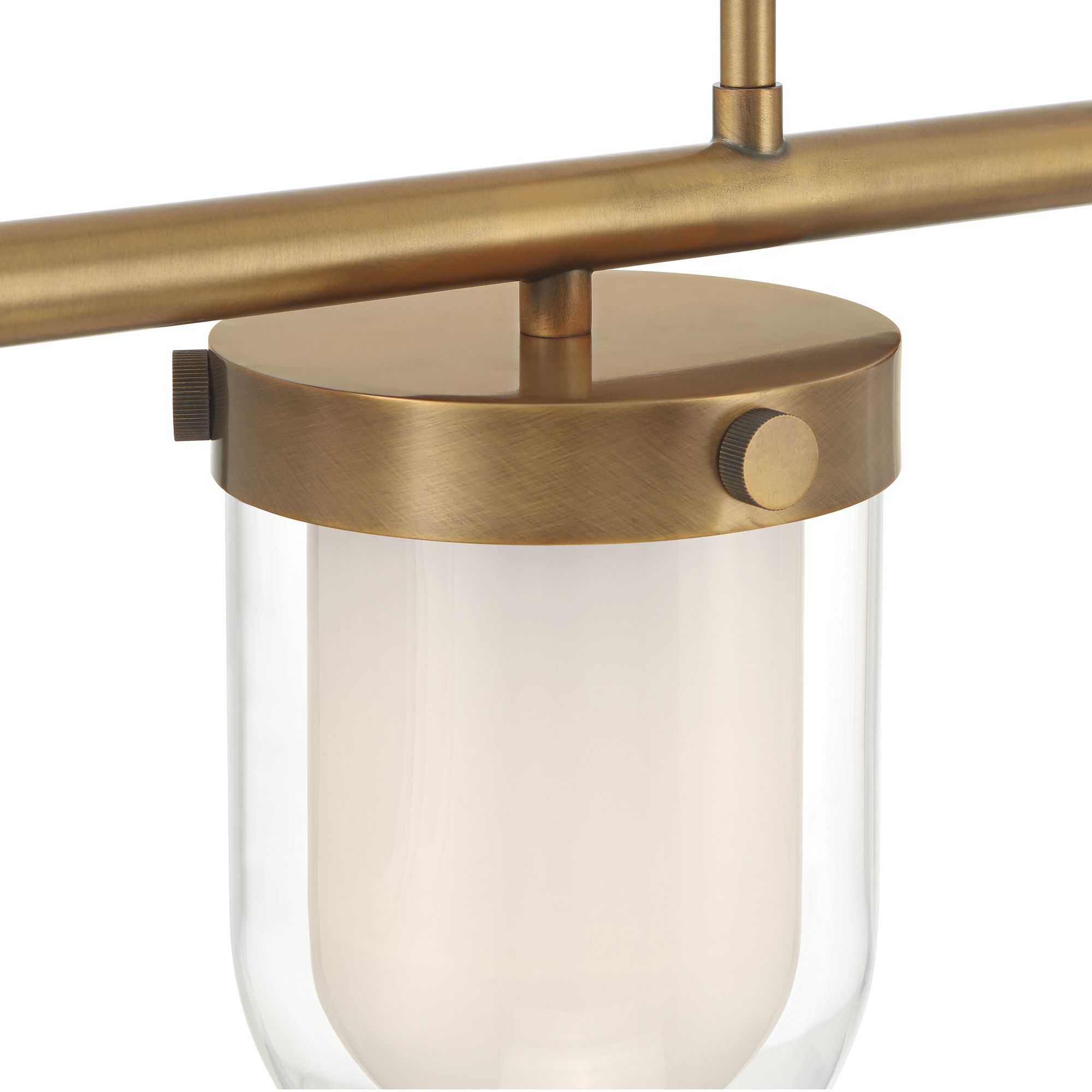 Image 4 Possini Euro Vittorio 42 1/4"W Aged Brass 4-Light Modern Island Light more views