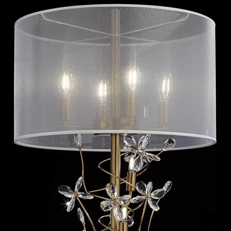 Image 5 Possini Euro Vivant 71 1/2" Crystal Spray 8-Light Soft Gold Floor Lamp more views