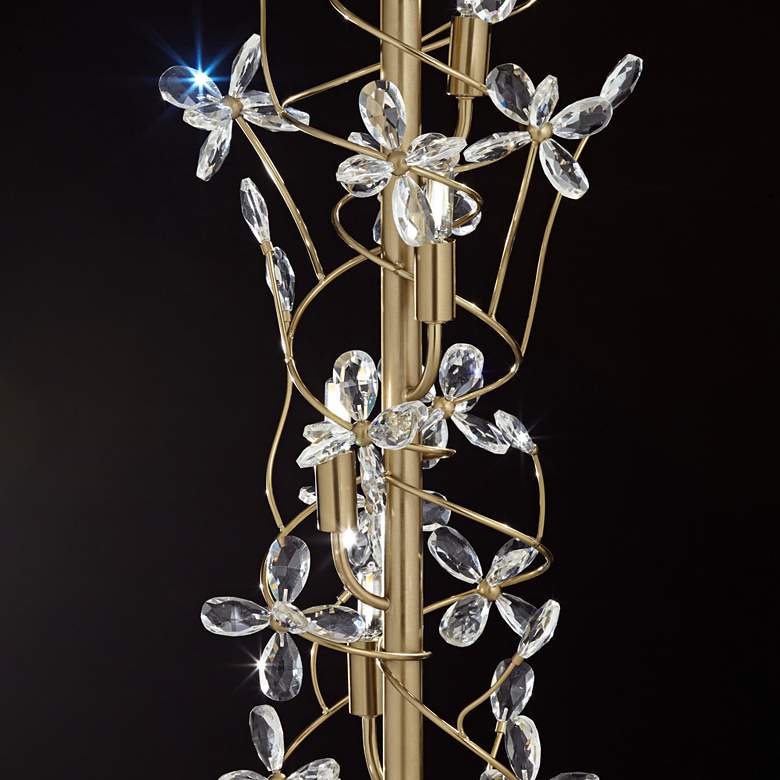 Image 6 Possini Euro Vivant 71 1/2" Crystal Spray 8-Light Soft Gold Floor Lamp more views