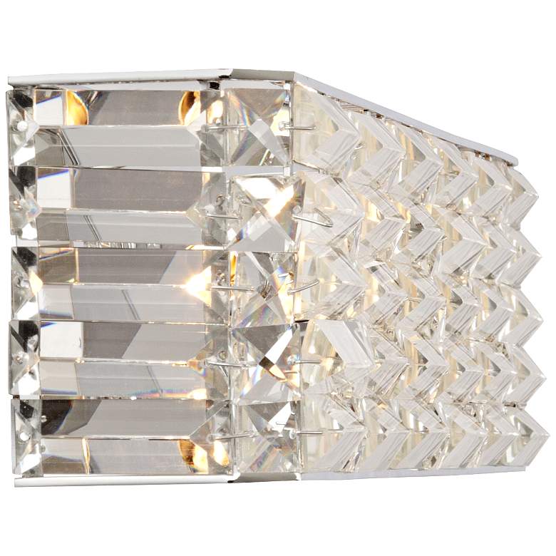 Image 5 Possini Euro Vivienne 24 1/2 inch Wide Crystal LED Bath Light more views