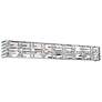 Thumbnail3 of Possini Euro Vivienne 35" Wide Chrome and Crystal LED Bath Light