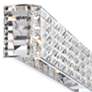 Thumbnail4 of Possini Euro Vivienne 35" Wide Chrome and Crystal LED Bath Light more views