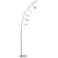 Possini Euro Vortex Chrome LED Floor Lamp