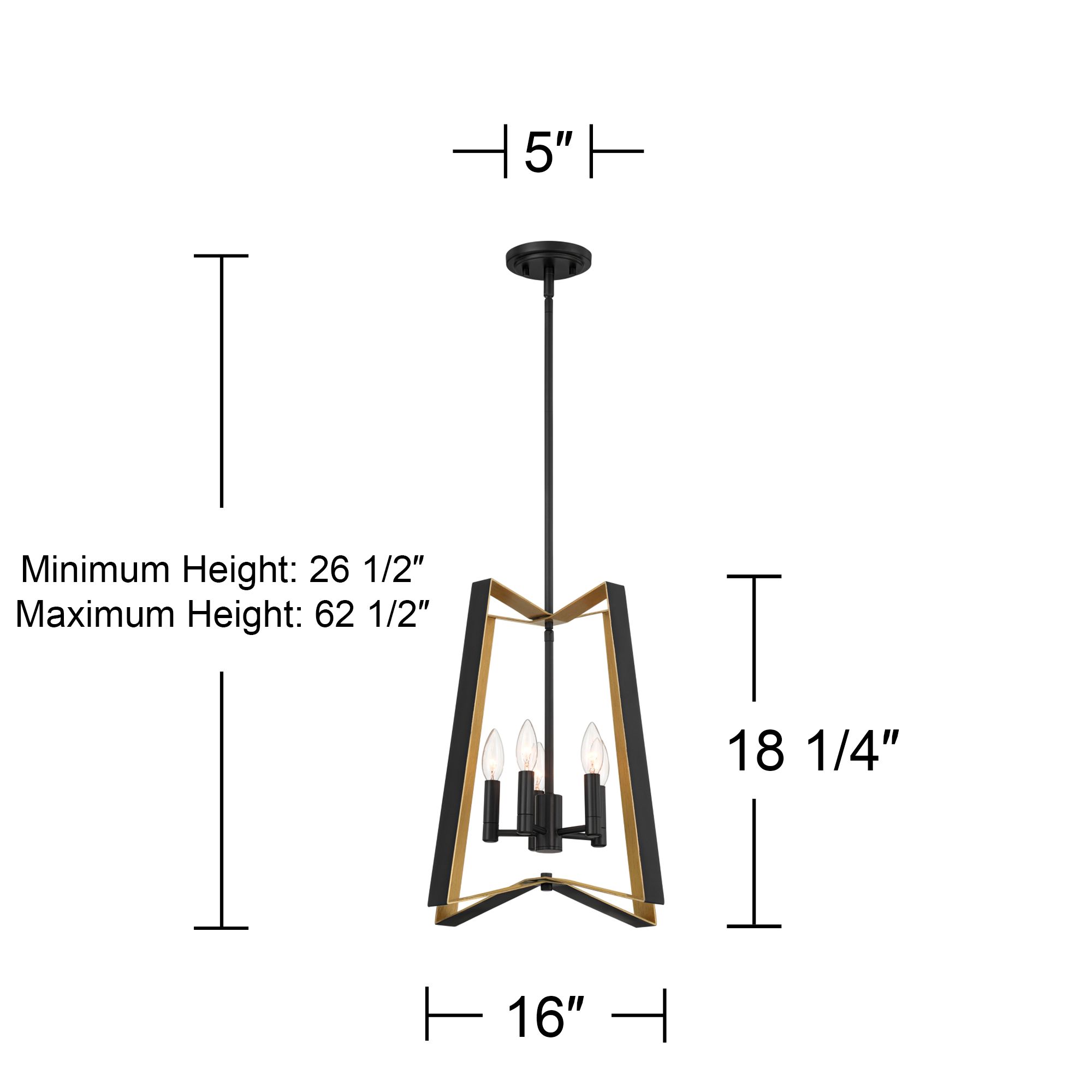 Watch A Video About the Possini Euro Clara 16 Wide Black and Gold 4 Light Pendant