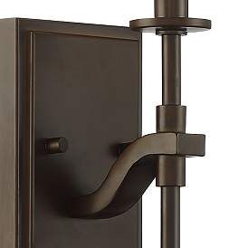 Image3 of Possini Euro Walton 20" High Oil-Rubbed Bronze Wall Sconce Set of 2 more views