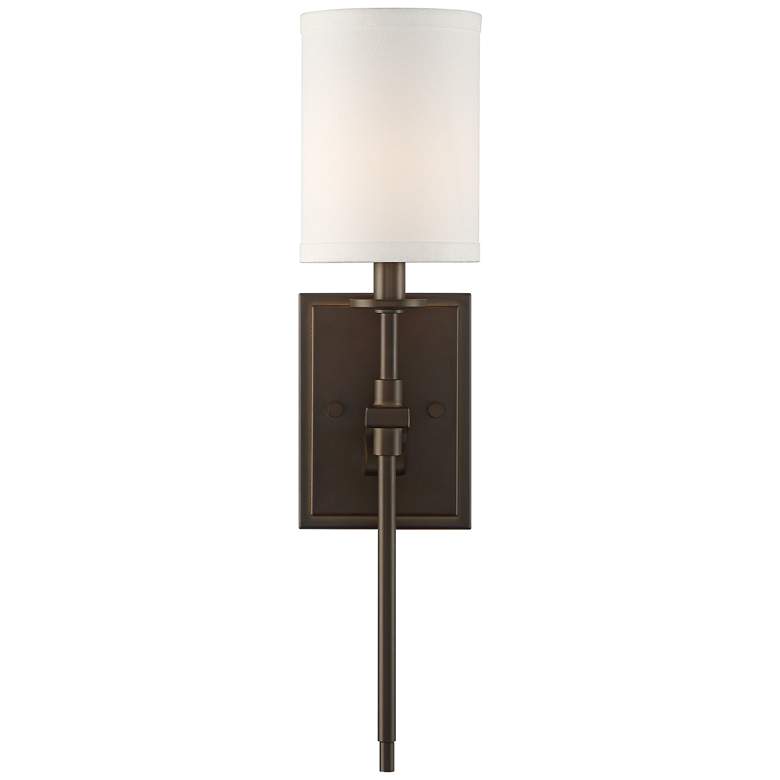 Image 5 Possini Euro Walton 20 inch High Oil-Rubbed Bronze Wall Sconce Set of 2 more views