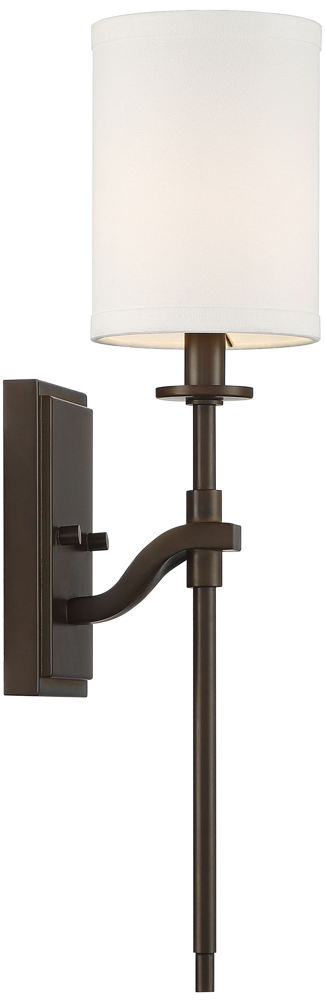 Possini Euro Walton 20" High Oil-Rubbed Bronze Wall Sconce Set of 2 in scene