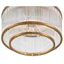 4_Possini Euro Warren 16 1/4" Bronze and Crystal 5-Light Ceiling Light more views