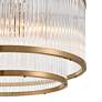 6_Possini Euro Warren 16 1/4" Bronze and Crystal 5-Light Ceiling Light more views