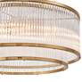 4_Possini Euro Warren 20" Wide Golden Bronze 6-Light Pendant more views