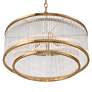 5_Possini Euro Warren 20" Wide Golden Bronze 6-Light Pendant more views