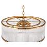 6_Possini Euro Warren 20" Wide Golden Bronze 6-Light Pendant more views