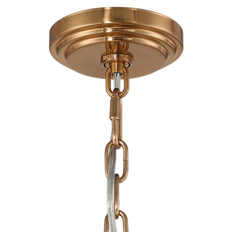 Image 6 Possini Euro Warren 20" Wide Golden Bronze 6-Light Pendant more views