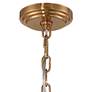7_Possini Euro Warren 20" Wide Golden Bronze 6-Light Pendant more views