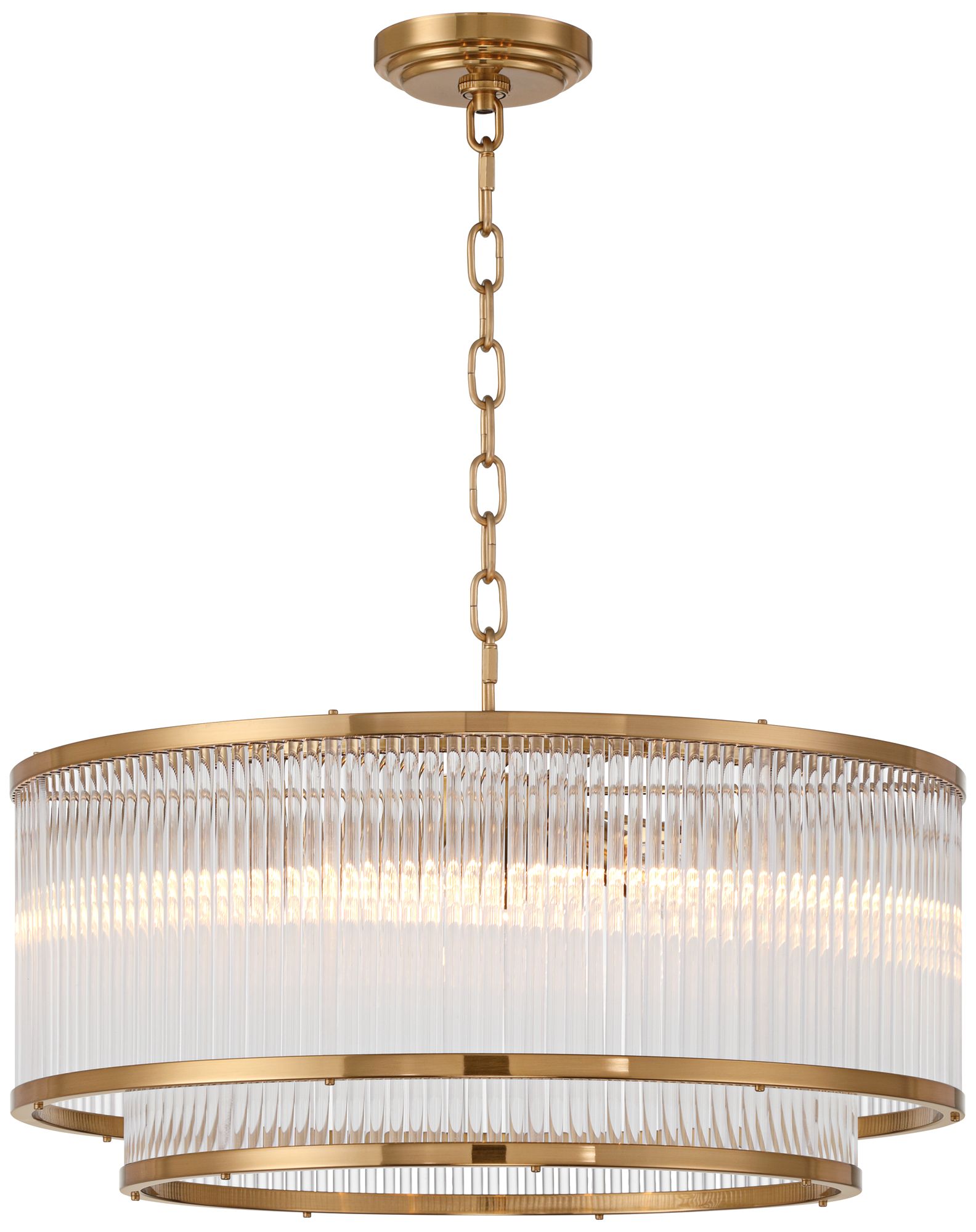 Watch A Video About the Possini Euro Warren Golden Bronze 6-Light Pendant