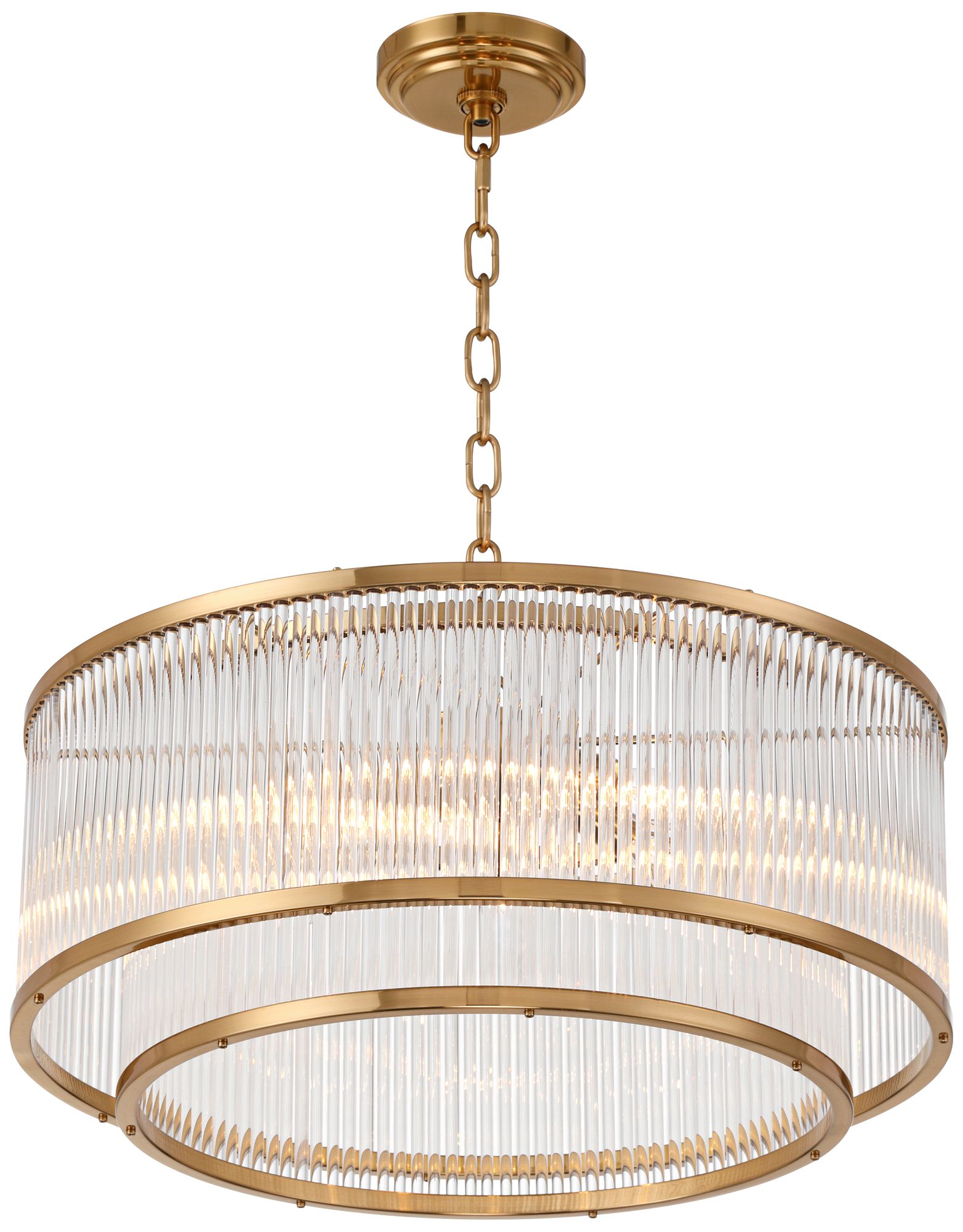Watch A Video About the Possini Euro Warren Golden Bronze 6-Light Pendant