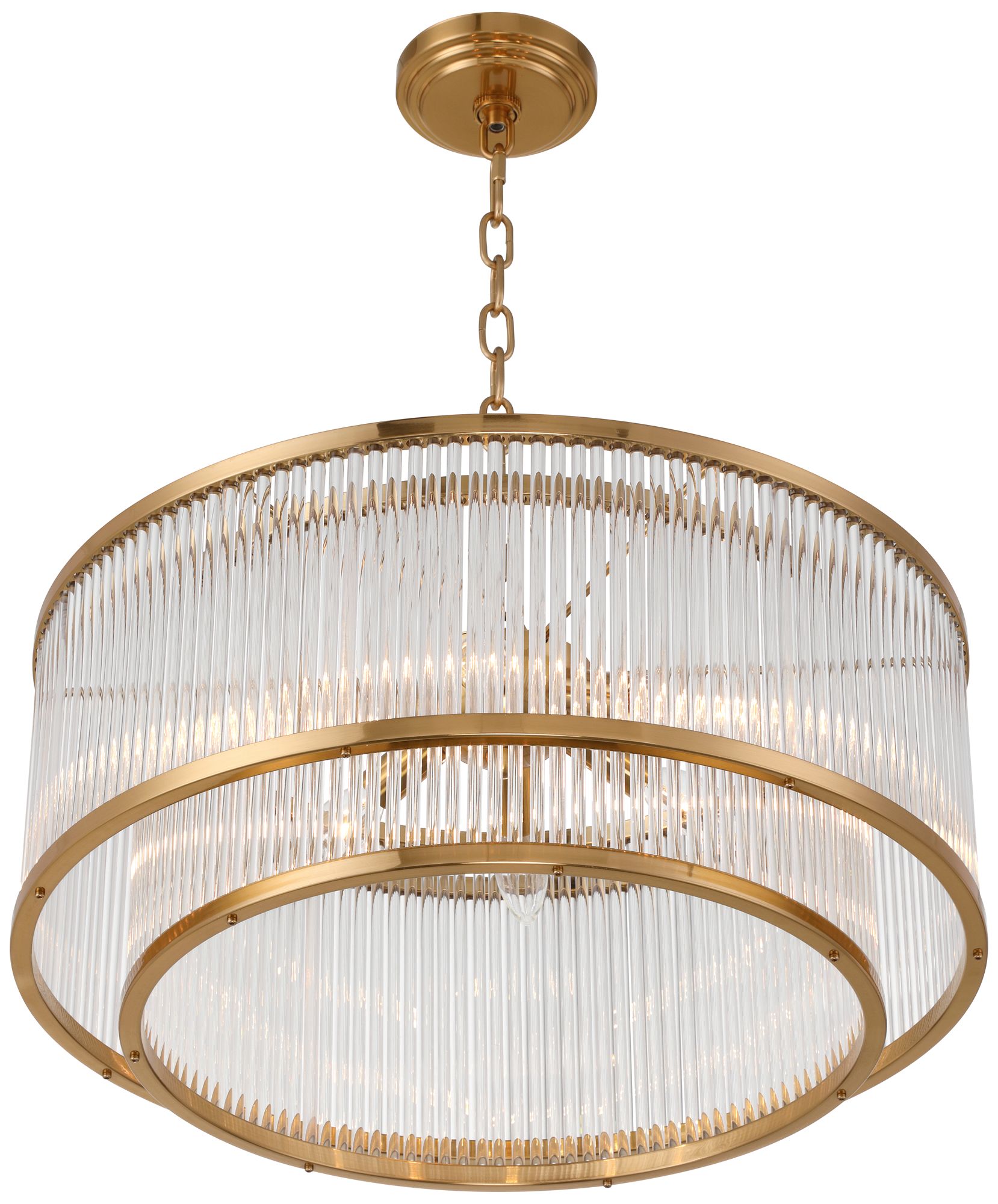Watch A Video About the Possini Euro Warren Golden Bronze 6-Light Pendant